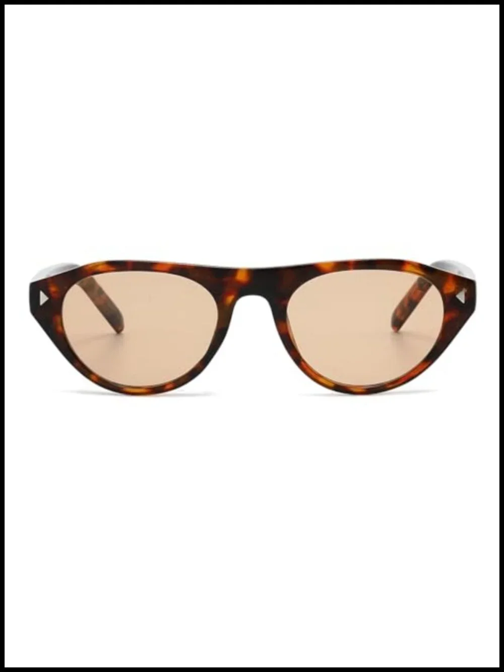 Retro Oval Cat Eye Sunglasses Lightweight Frame UV Protection